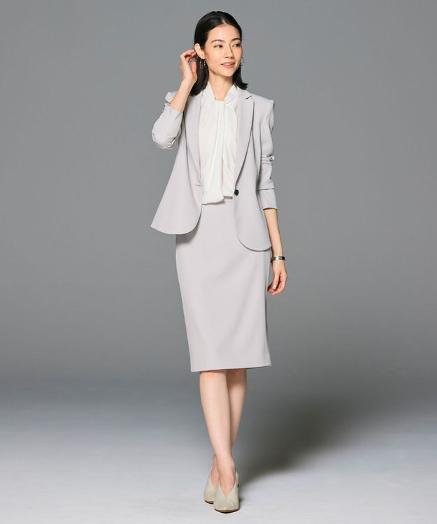 BEIGE， 【L-size】ANITA / ノースリーブタックブラウス White