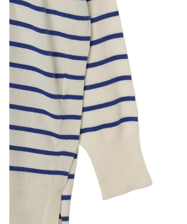 Green Parks もちやわ　タートルニットチュニック Border