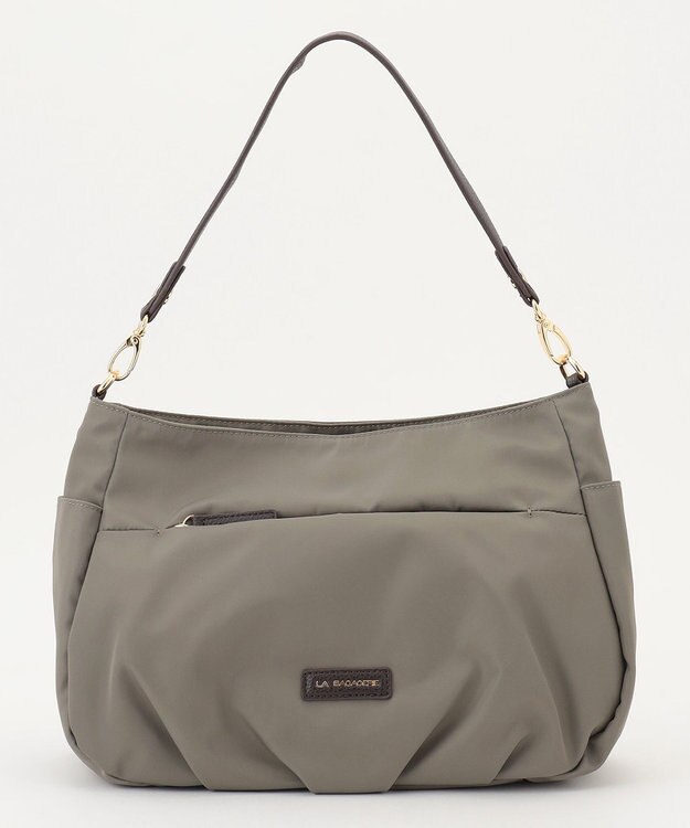 LA BAGAGERIE タック2WAYショルダーバッグ グレージュ