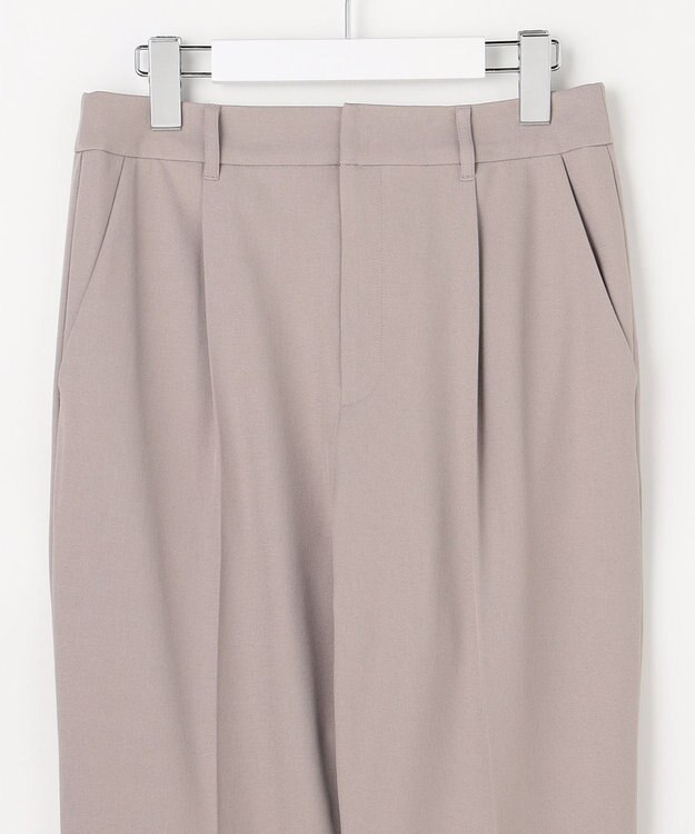 ANY SIS スマートビューティストレッチ テーパードパンツ グレージュ