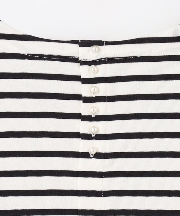 ANY L 【接触冷感/UVケア】バックパール Tシャツ ボーダー