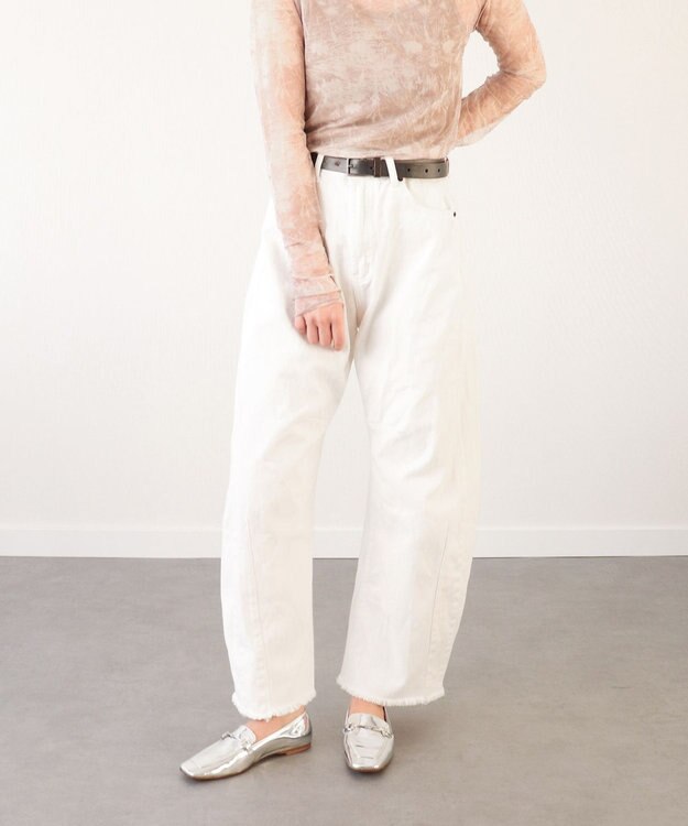 INTER-CHAUSSURES 【FABIO RUSCONI】スクエアトウサケットビットローファー シルバー