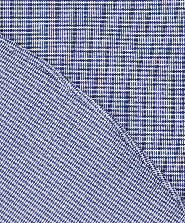 J.PRESS MEN 【PREMIUM PLEATS / 形態安定】PANAMAミニチェックシャツ/ B.D. ネイビー系3