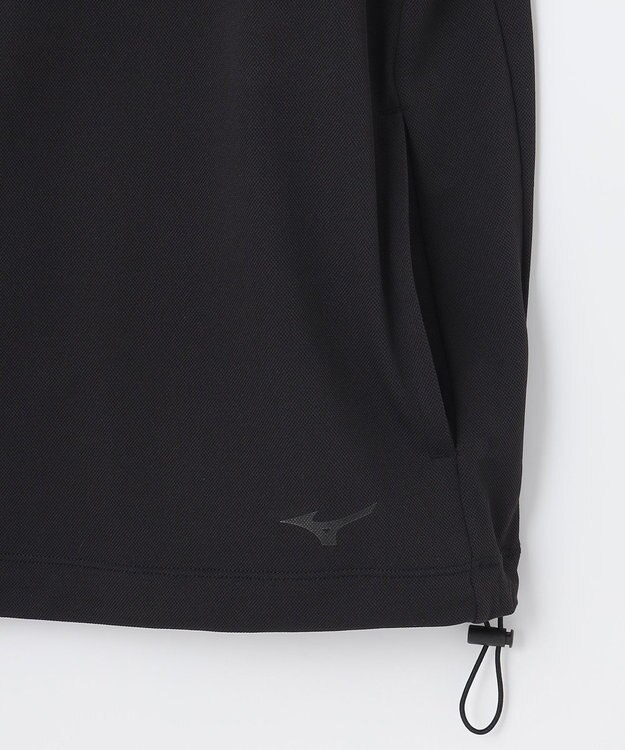 UNFILO 【ミズノ×UNFILOコラボ】ヘンリーネック シャツ ブラック