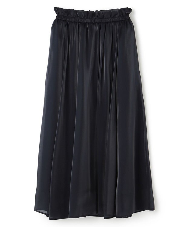 uncrave 【手洗い可】ブライトシャンブレー スカート（uncrave STANDARD） ネイビー