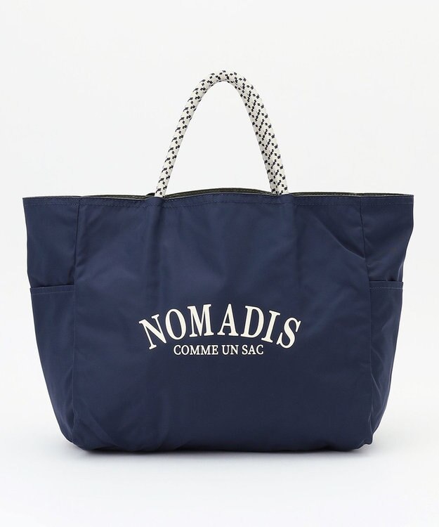 23区 【好評につき新色追加】NOMADIS  SAC2 W ナイロン リバーシブル トートバッグ ネイビー×カーキ