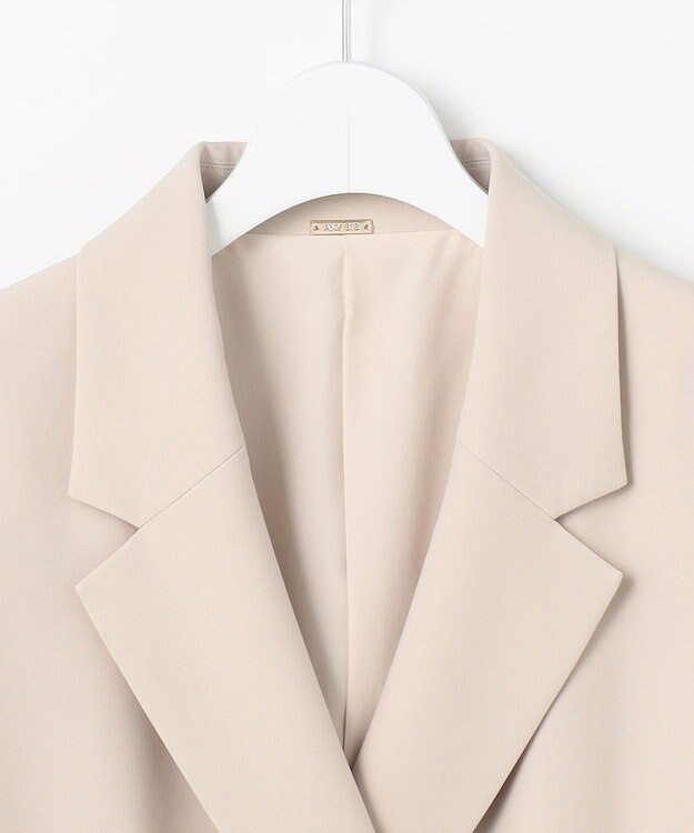 ANY SIS L セレモニーダブルクロス テーラードジャケット ライトベージュ