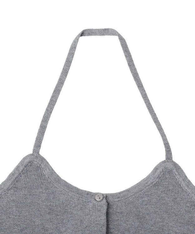 CRAFT STANDARD BOUTIQUE ホルターネックニットベスト Gray Mixture