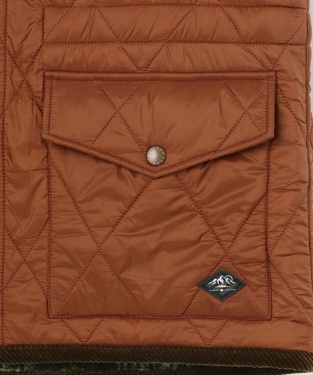 JOSEPH ABBOUD MOUNTAIN 【UNISEX】軽量/中綿 ダブルフェイス ベスト キャメル系