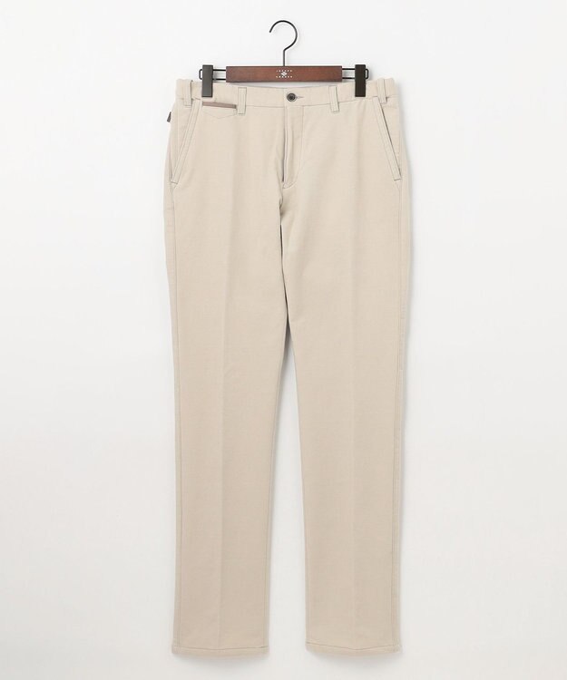 JOSEPH ABBOUD 【ウエストも伸びる！/2WAYストレッチ/暖かい/オーガニック】オーガニックコットン ウオーム パンツ ベージュ系