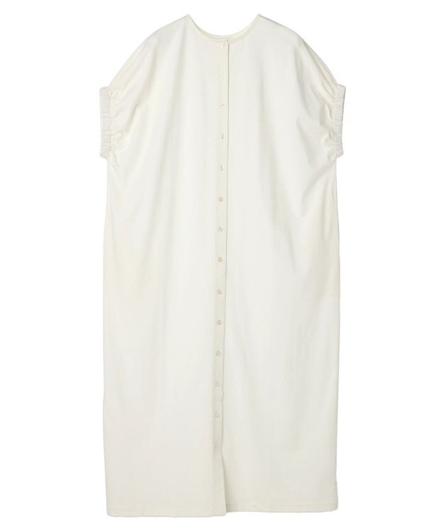 CRAFT STANDARD BOUTIQUE 接触冷感/抗菌防臭/ 前後2WAY半袖ワンピース Ivory