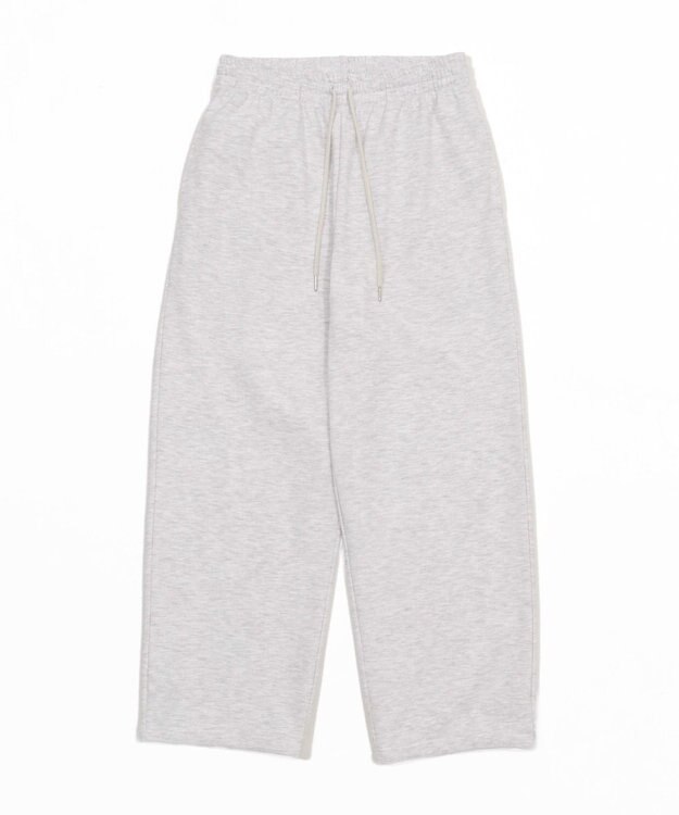 WEGO 【ユニセックス着用ITEM/MLサイズ展開/ウエストゴム】ボンディングスウェットパンツ アッシュグレー