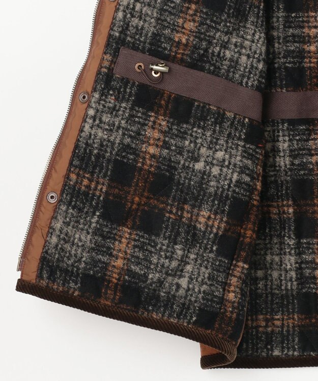 JOSEPH ABBOUD MOUNTAIN 【UNISEX】軽量/中綿 ダブルフェイス ベスト キャメル系