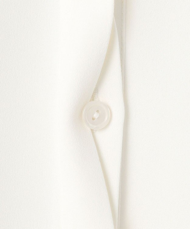 組曲 L 【KUMIKYOKU NAVY】ジョーゼットシフォン2WAY ボウタイブラウス パールホワイト系