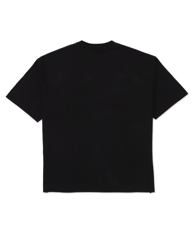 WEGO 【ユニセックス着用ITEM】アクセ付きグラフィックT（SS） ブラック