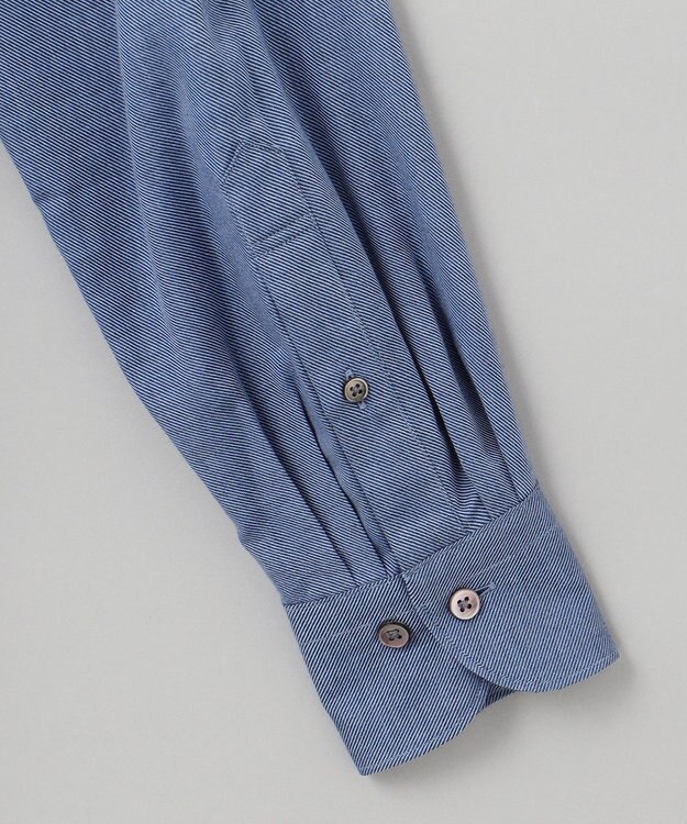 GOTAIRIKU GOLD LABEL/WEB&一部店舗限定【Thomas Mason】コットンカシミヤ フラノシャツ ホワイト系