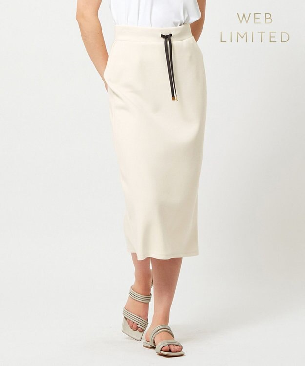 BEIGE， 【WEB限定】REMI / スウェットスカート Ecru