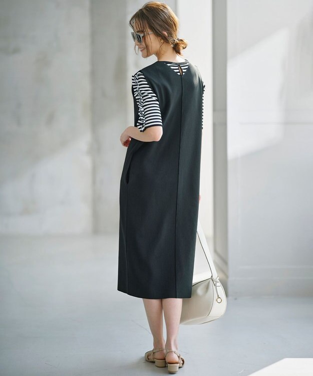 組曲 【2SET・WEB限定】ジャンスカ ツインセット ブラック×ボーダー系