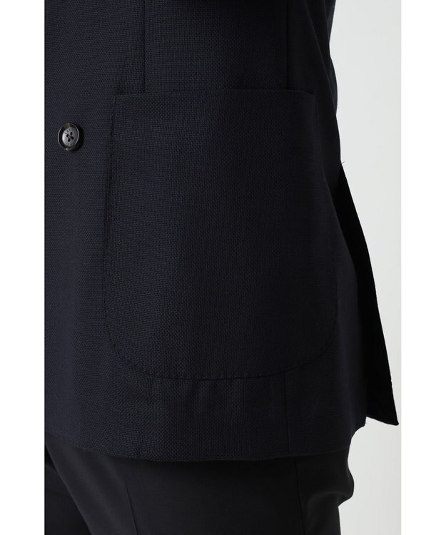 DAKS ウールダブルブレストブレザー ラベンダー