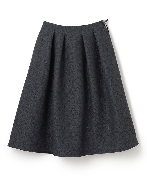 TOCCA 【WEB限定カラーあり】【消臭・洗える】RIBBON LABYRINTH JACQUARDスカート ブラック系