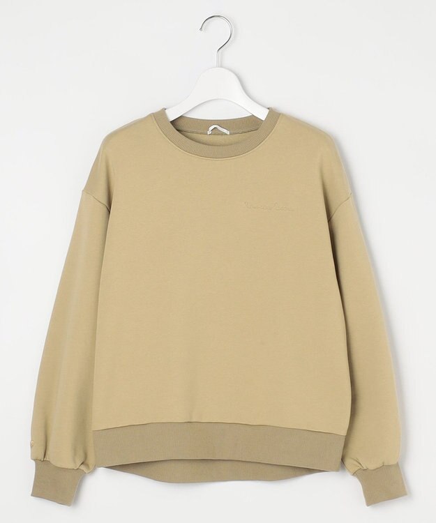 Feroux 【セットアイテム】裏毛プルオーバー×ランダムプリーツ スカート ベージュ系