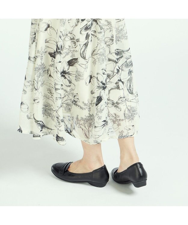 ASICS WALKING ペダラ レディース 2E 2.0cmヒール ブラック系