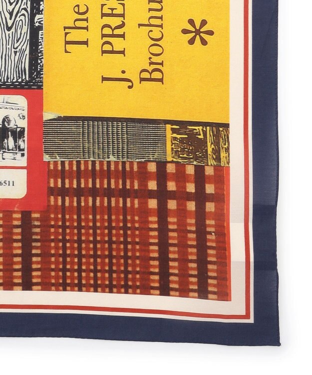 J.PRESS MEN 【WEB・一部店舗限定】Scarf with the history of J.PRESS ホワイト系5
