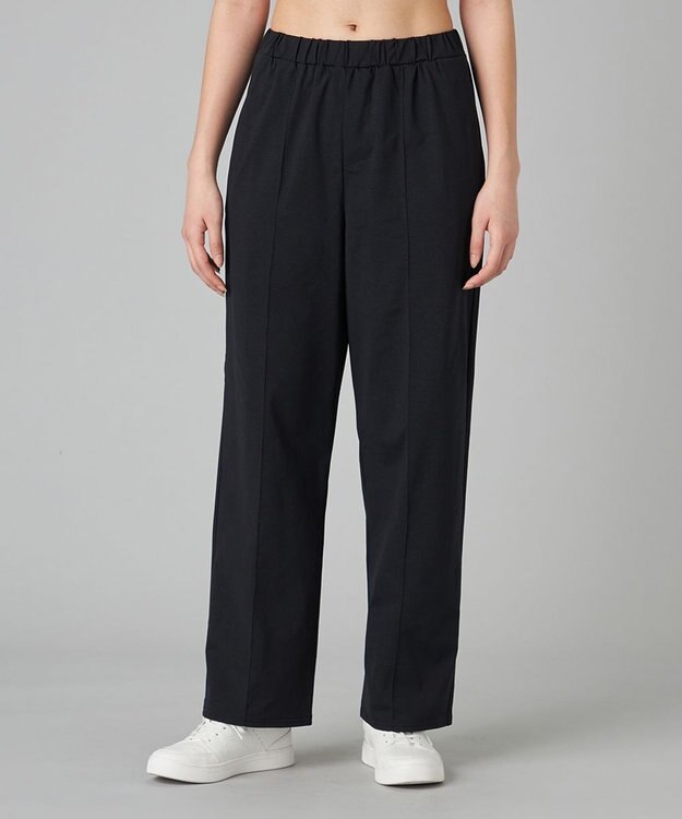 Chacott Chacott BALANCE EasyCare+ストレートパンツ ブラック