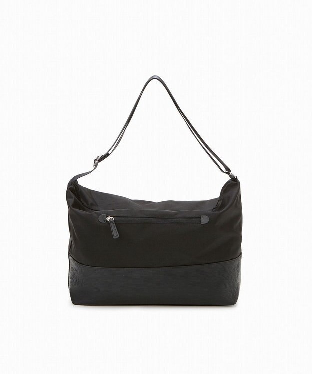 TOPKAPI 【Breath TOPKAPI】RIPPLE リプル エコナイロン コンビ ビッグ ショルダー バッグ ブラック