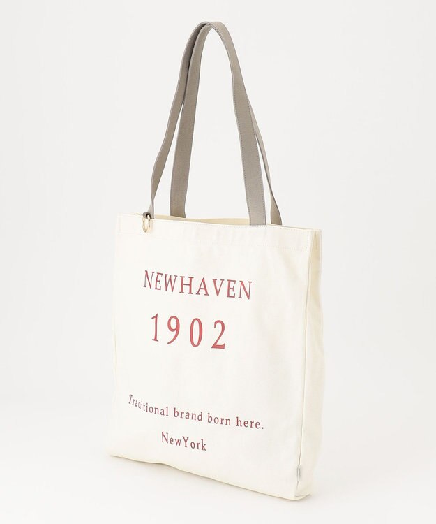 J.PRESS LADIES 【WEB限定カラーあり・A4サイズ収納可・セットアイテム】ポーチ付き PRINTED トート バッグ レッド系