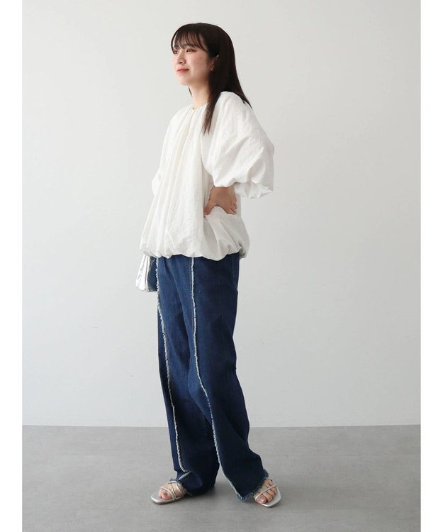 Green Parks ・ELENCARE DUE バルーンブラウス Off White