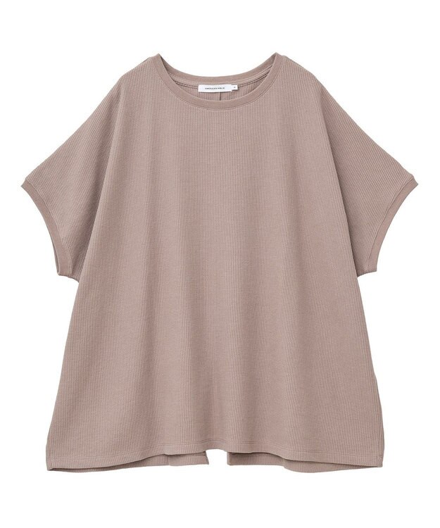 AMERICAN HOLIC ワッフルＡラインプルオーバー Mocha