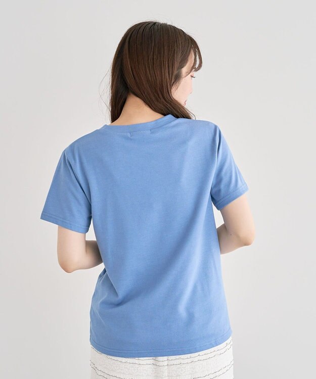 Green Parks ・ｓｗｉｎｇ　ｂｙ　コード刺繍ロゴＴＥＥ Blue