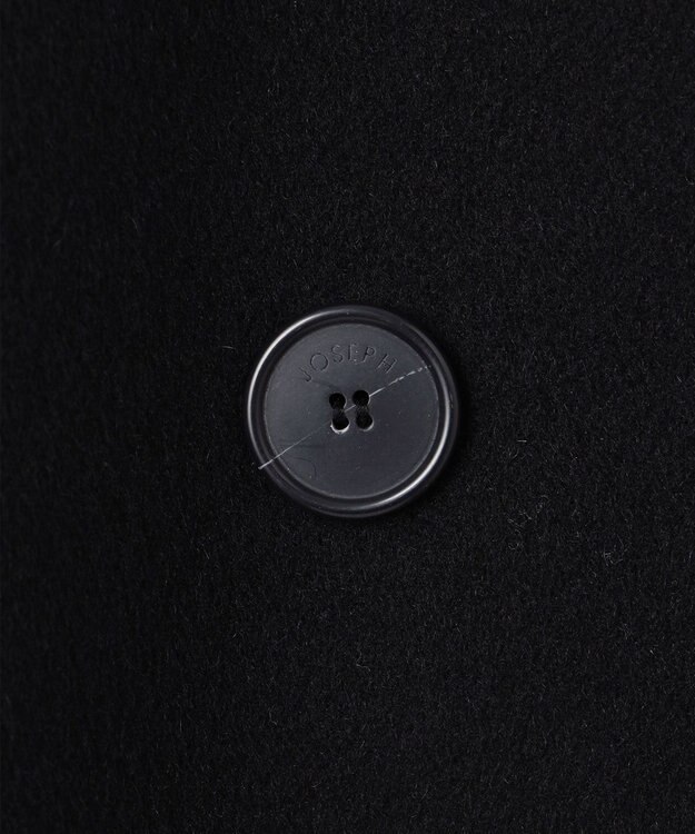 JOSEPH ダブルフェイスカラーブロック　ダブルブレステッドコート Black/grey