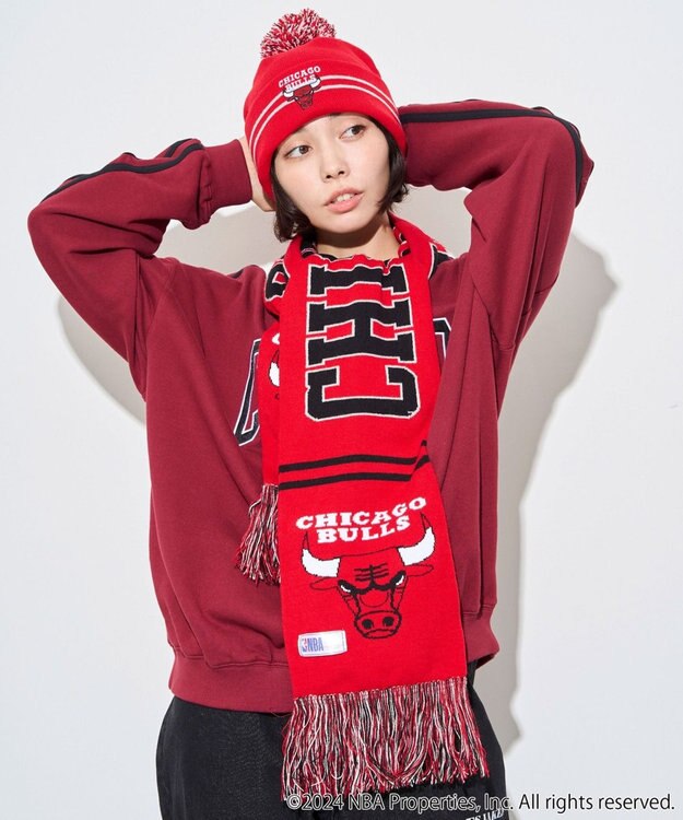 WEGO 【ユニセックス着用ITEM】別注NBA　マフラータオル レッド