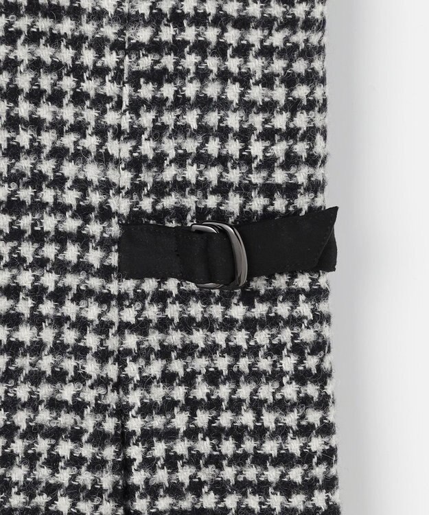 J.PRESS LADIES S ウールシルク ハウンドトゥース ジャンパースカート モノトーン系