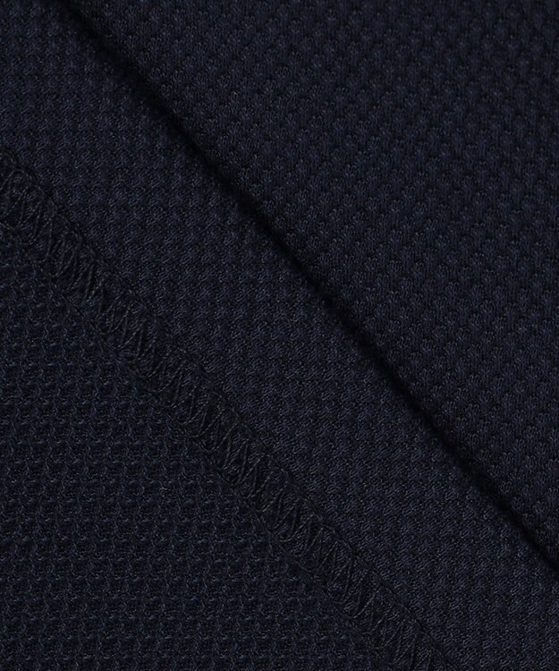 23区GOLF 【MEN】【WEB&一部店舗限定】ハニカムカノコ 半そでポロシャツ ネイビー系