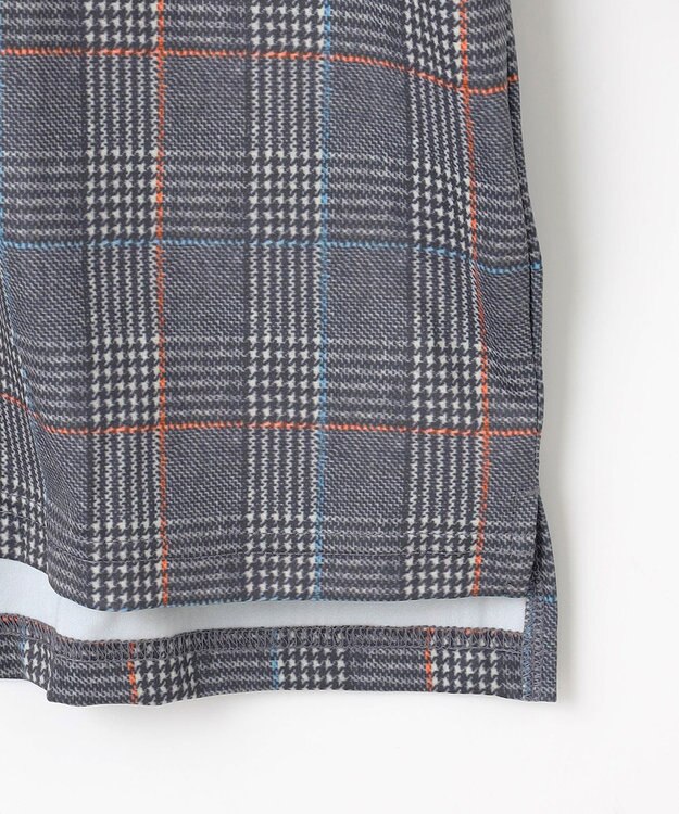 23区GOLF 【MEN】【吸水速乾/UVカット】タータンチェック柄長袖シャツ ネイビー系3