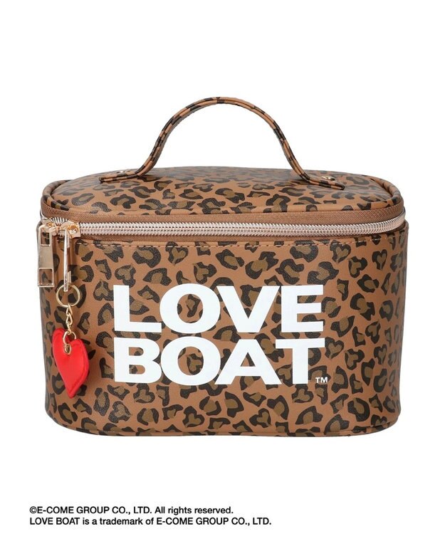 Green Parks ■別注　ＬＯＶＥ　ＢＯＡＴ　バニティポーチ Leopard
