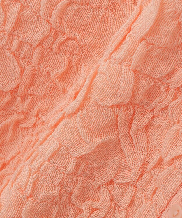 Green Parks 表面感ニットカーディガン Pink