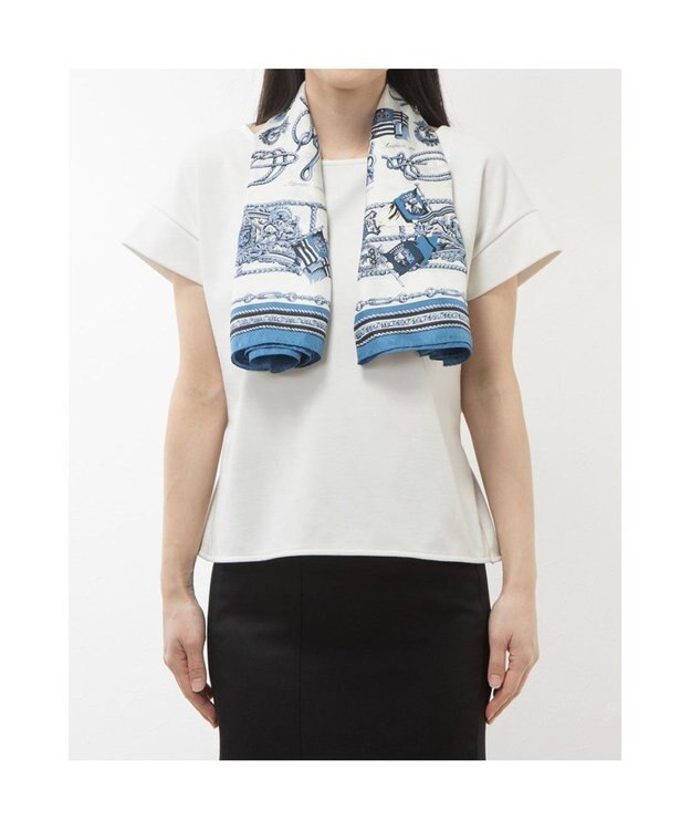 UNBILLION カカトゥ kakatoo / ロープアンカーシルクスカーフ ブルー