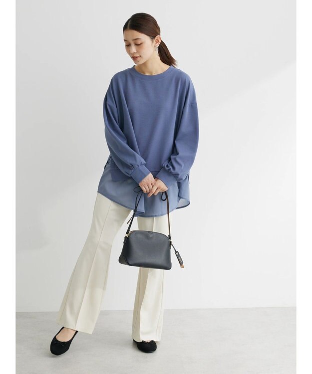 Green Parks シアードッキングチュニック Blue