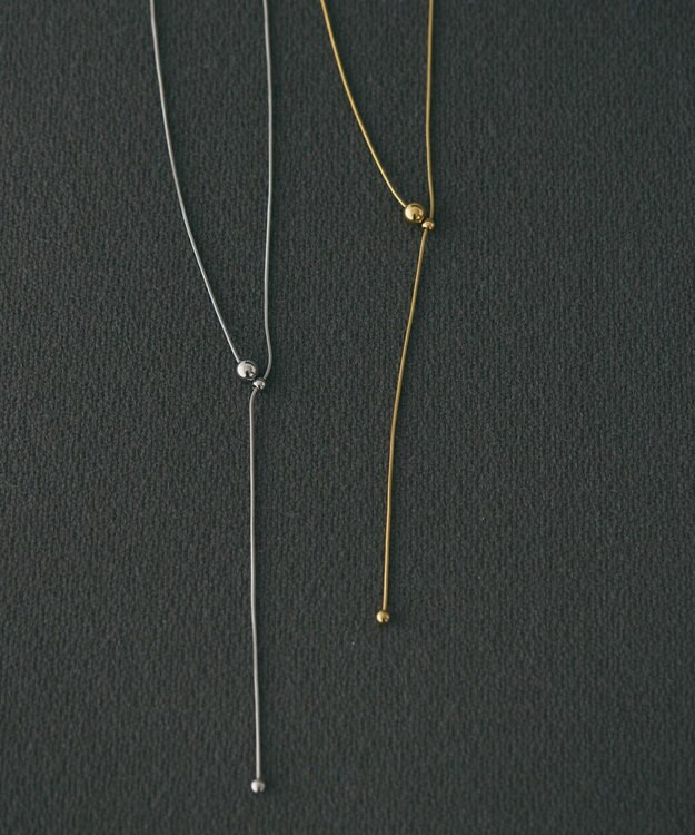 AMERICAN HOLIC 【ステンレス】スライド ネックレス Gold