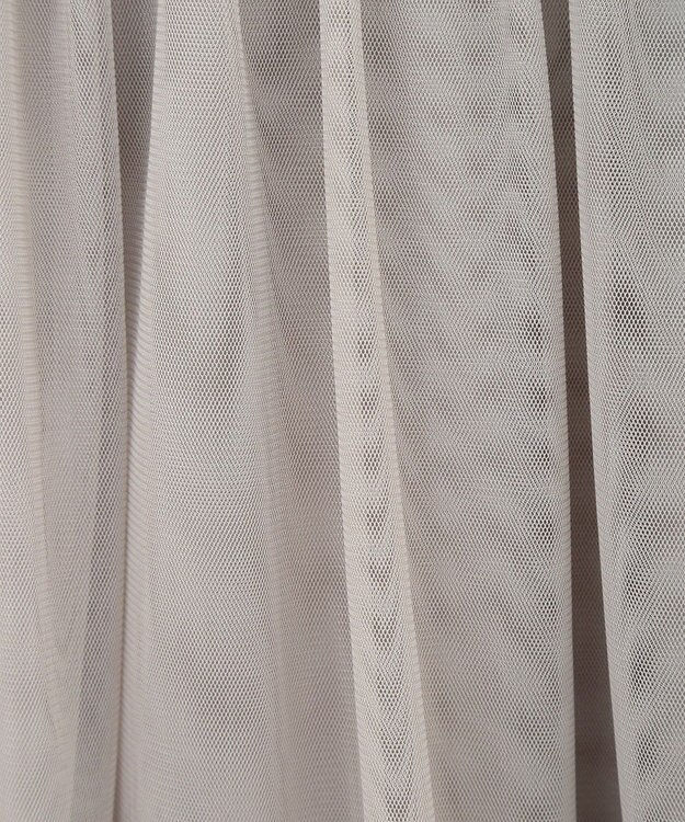 AMERICAN HOLIC ティアードチュールスカート Gray Beige