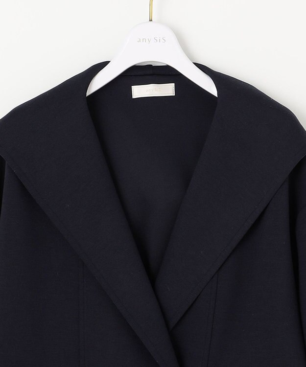 ANY SIS 【洗える】スポンディッシュ コーディガン ネイビー