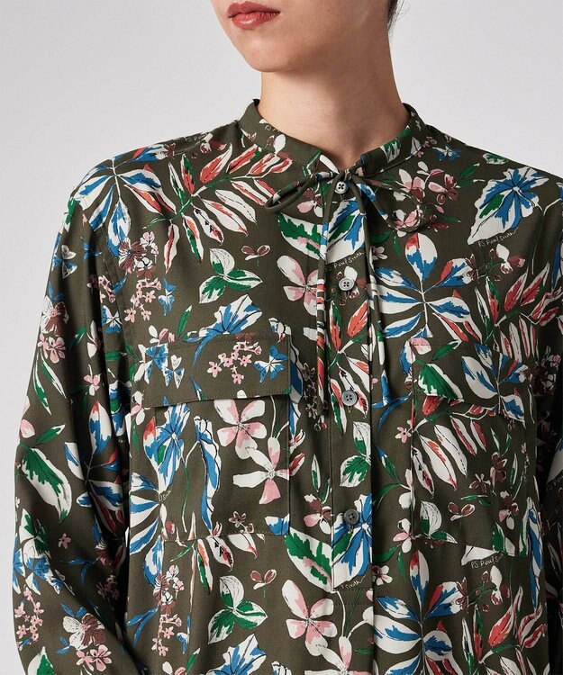 Paul Smith Number Floral ワンピース カーキ