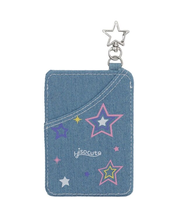 WEGO 【痛バ＆推し活グッズ】デニムハートカードホルダーキーホルダー 柄2