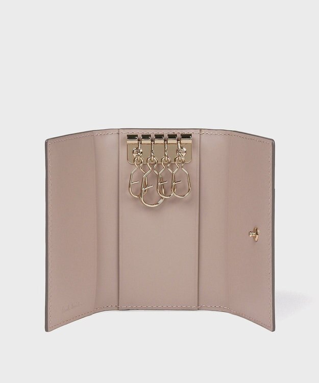 Paul Smith マーケトリースワールラビット キーケース グレイッシュベージュ