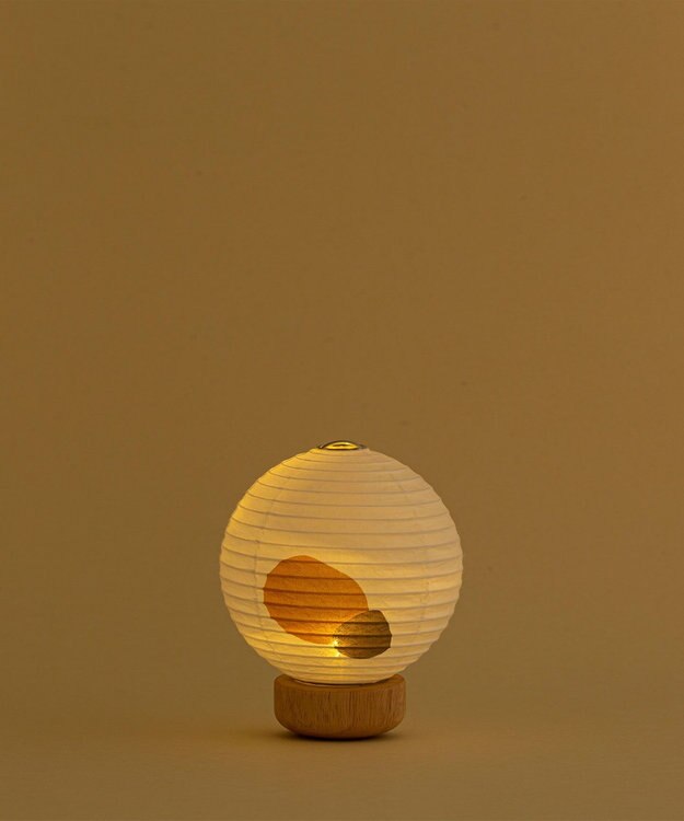 ちょうちん堂 【ころりどうぶつ】三毛猫 MIKE ちょうちん ライト ホワイト