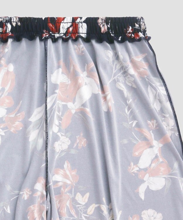 San-ai Resort（三愛水着楽園） 【SALE】ロングパンツセット水着　9M・11L　【Coral veil（コーラルヴェール）】 ネイビー